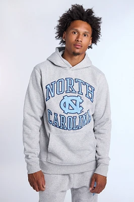 Mens UNC Grey Melange Hoodie