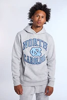 Mens UNC Grey Melange Hoodie