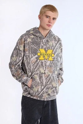 Mens Michigan Tree Camo Hoodie