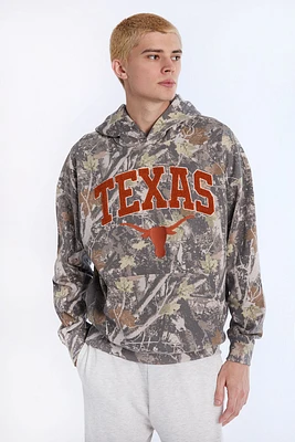 Mens Texas Longhorns Tree Camo Hoodie