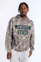 Mens Michigan State Tree Camo Hoodie