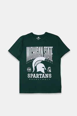 T-shirt imprimé Michigan State Spartans homme