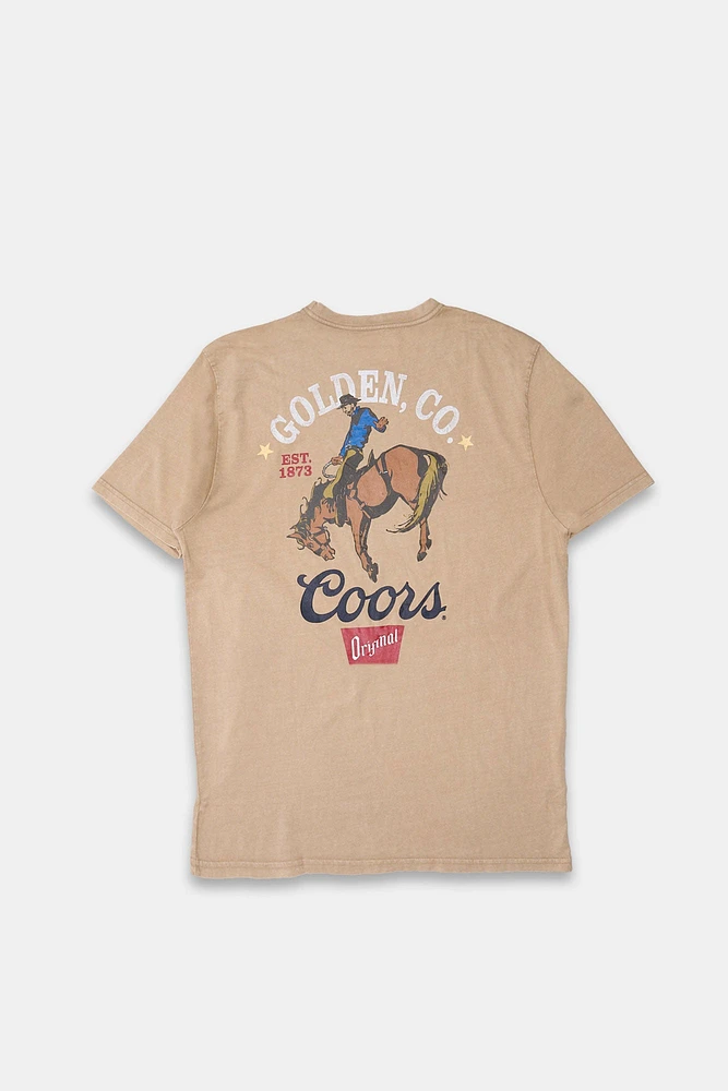 Mens Coors Rodeo Graphic T-Shirt