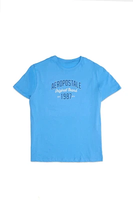 T-shirt coupe carrée imprimé Original Brand 1987 Aéropostale