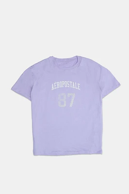 Womens Aéropostale Graphic Boxy Tee