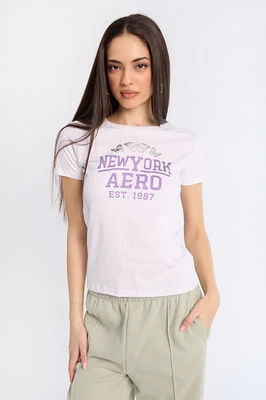 AERO New York Butterflies Graphic Classic Tee