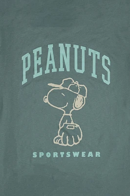 Peanuts Snoopy Sportswear Graphic Boyfriend Tee