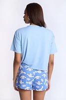 Cinnamoroll 2-Piece Pajama Tee & Short Set