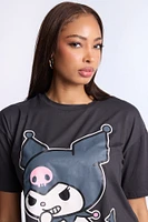 Kuromi 2-Piece Pajama Tee & Short Set