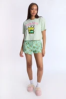 Keroppi 2-Piece Pajama Tee & Short Set