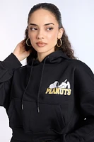 Peanuts 50 Graphic Cropped Hoodie