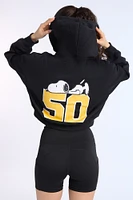 Peanuts 50 Graphic Cropped Hoodie