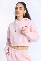 Haut à capuchon coupe courte Hello Kitty