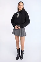 The Rolling Stones Graphic Cropped Hoodie