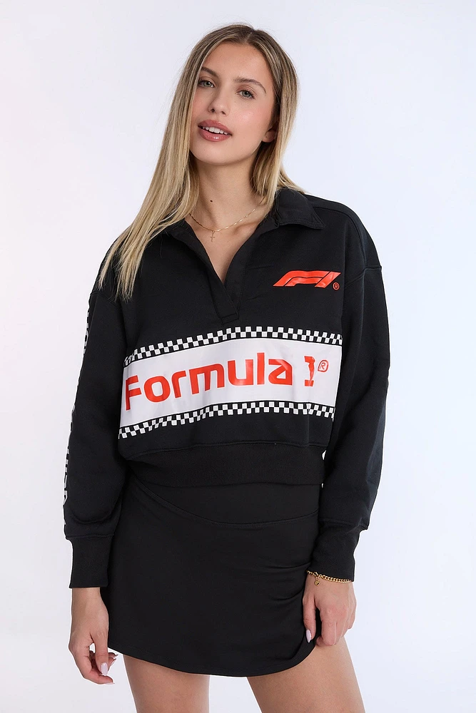 Sweatshirt à col polo Formula 1