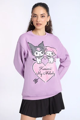 Kuromi My Melody Crewneck Sweatshirt