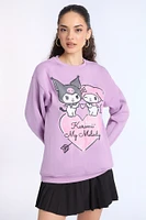 Kuromi My Melody Crewneck Sweatshirt
