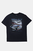 T-shirt coupe boyfriend imprimé Hot Wheels Racing