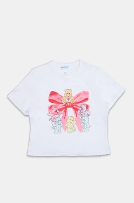 Care Bears Bow Graphic Baby Tee