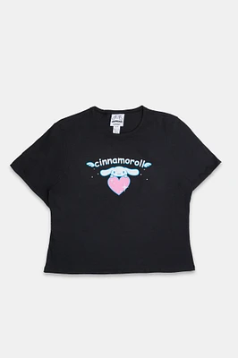 Cinnamoroll Heart Graphic Baby Tee