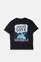 Cookie Monster Always Love Yourself Graphic Boyfriend Tee