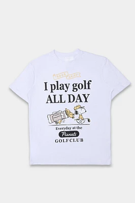 Peanuts Golf Club Boyfriend Tee