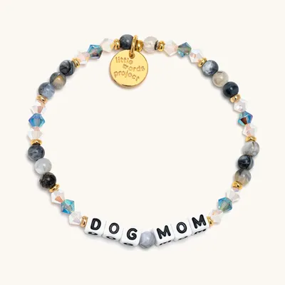 Mom Life 'Dog Mom' Beaded Bracelet