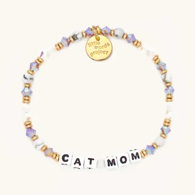 Mom Life Cat Mom Bracelet