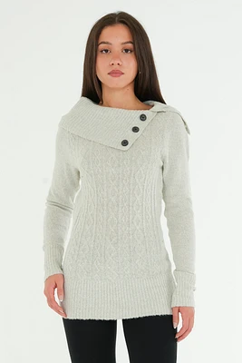 Split Neck Sweater