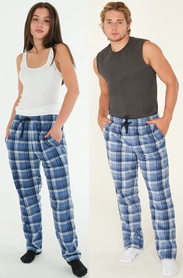 Printed flannel relaxation pants