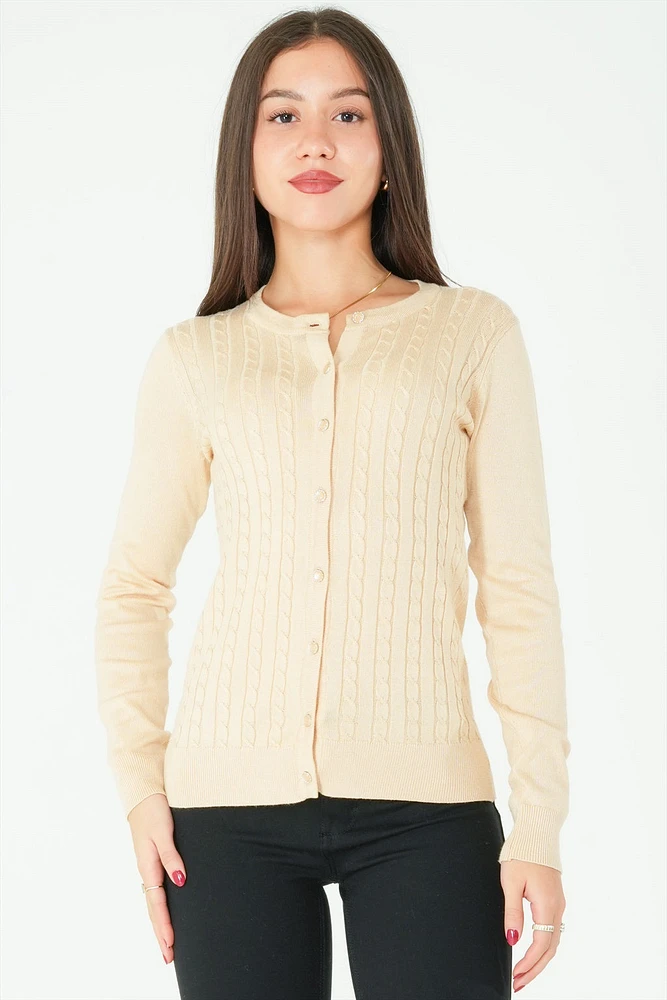 Cardigan boutonn