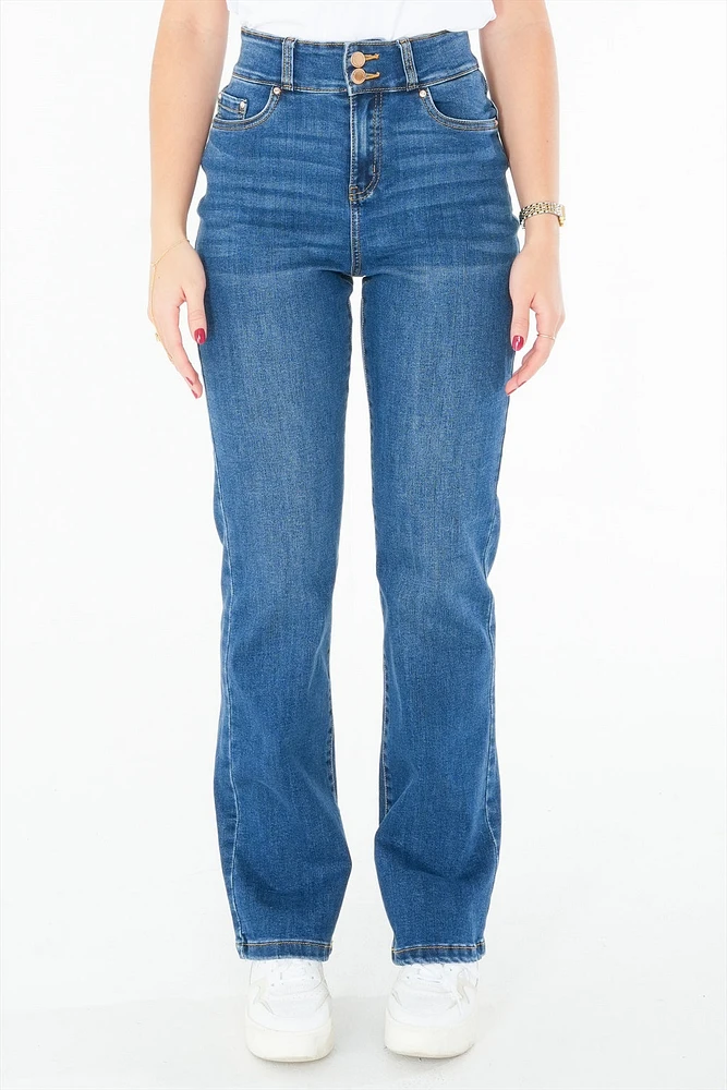 High Waist Bootcut Jean