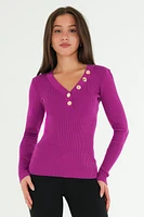 Pull à col en V