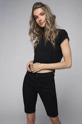 High-waisted Bermuda Jane