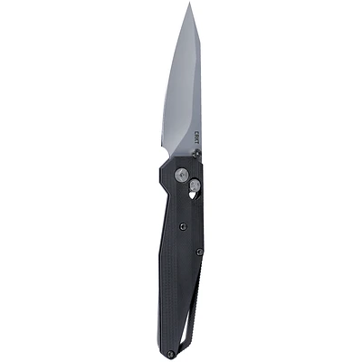 Columbia River LCBK Crossbar Lock Folding Knife G-10 Black SKU CRKT 3830