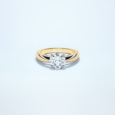 Couple Classic Tapered 1.5ct Gold