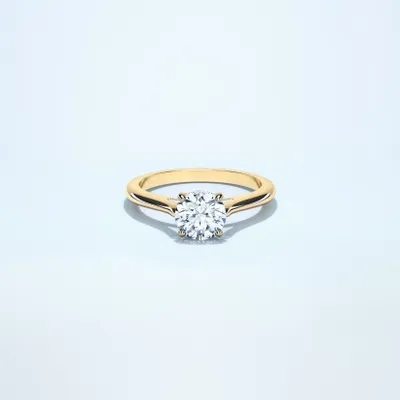 Couple Classic Thin 1ct Yellow Gold