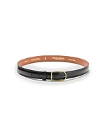 Maison Boinet 25mm Belt Box Calf Leather Zamac