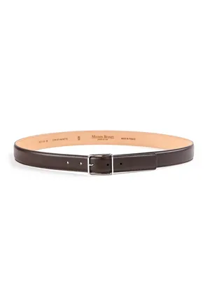 Maison Boinet 30Mm Men Belt Nappa Leather - Brown