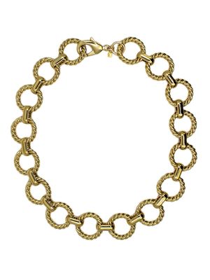 Cristina V Twisted Circle Chain Necklace