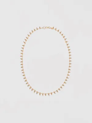 Cristina V Ball Dangle Chain Necklace 16"