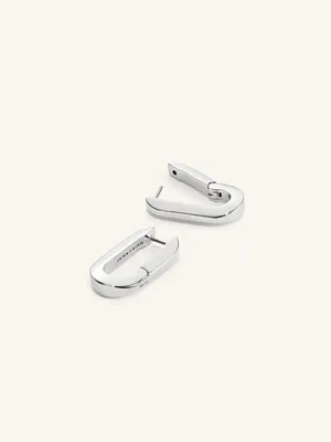 Jenny Bird U-Link Earrings - Silver