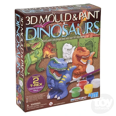 3D Mould & Paint - Dinosaurs