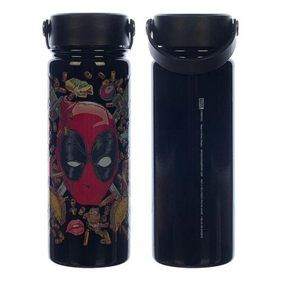 Marvel Deadpool 17 oz. UV Stainless Steel Bottle