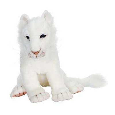 Hansa White Lion Cub 14"