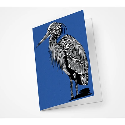 Great Blue Heron Blank Notecard