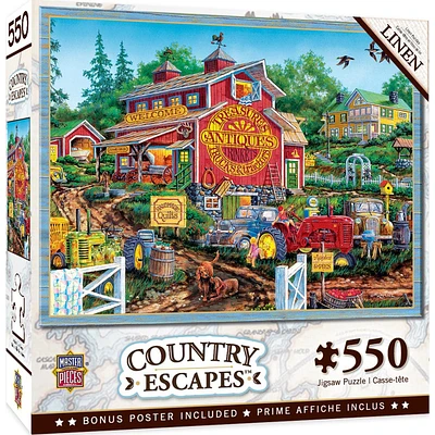 Country Escapes - Antique Barn - 550 Piece Puzzle