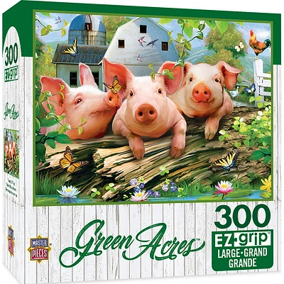 Green Acres - Three 'Lil Pigs - 300 Piece EzGrip Puzzle