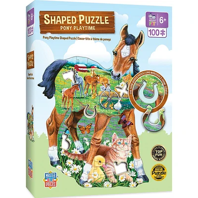 Pony Playtime - 100 Piece Shaped Puzzle