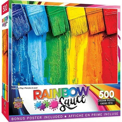 Rainbow Sauce - Paint and Play - 500 Piece Puzzle